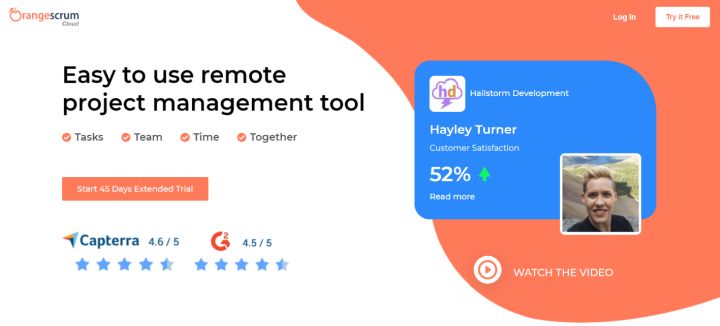 Orangescrum - Agile project management app