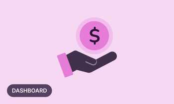 Illustration of a hand holding a coin