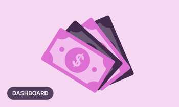 Illustration of dollar bills