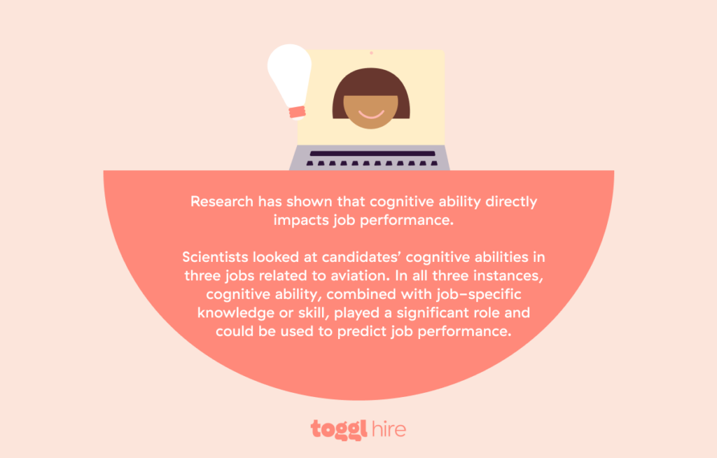 Cognitive ability impacts job performance