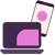 Icon of a laptop and mobile phone with the Toggl Track app