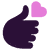 Icon of a thumbs-up and a heart