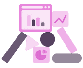 Illustration of a browser being held (un)steadily by building blocks