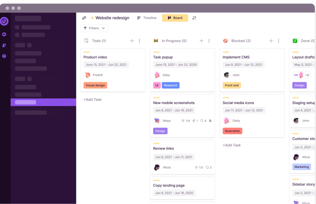 Toggl Plan's Boards make it easy to visually manage tasks and track progress.