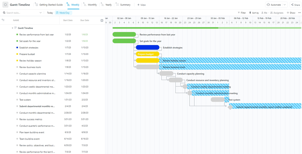 ClickUp screenshot.