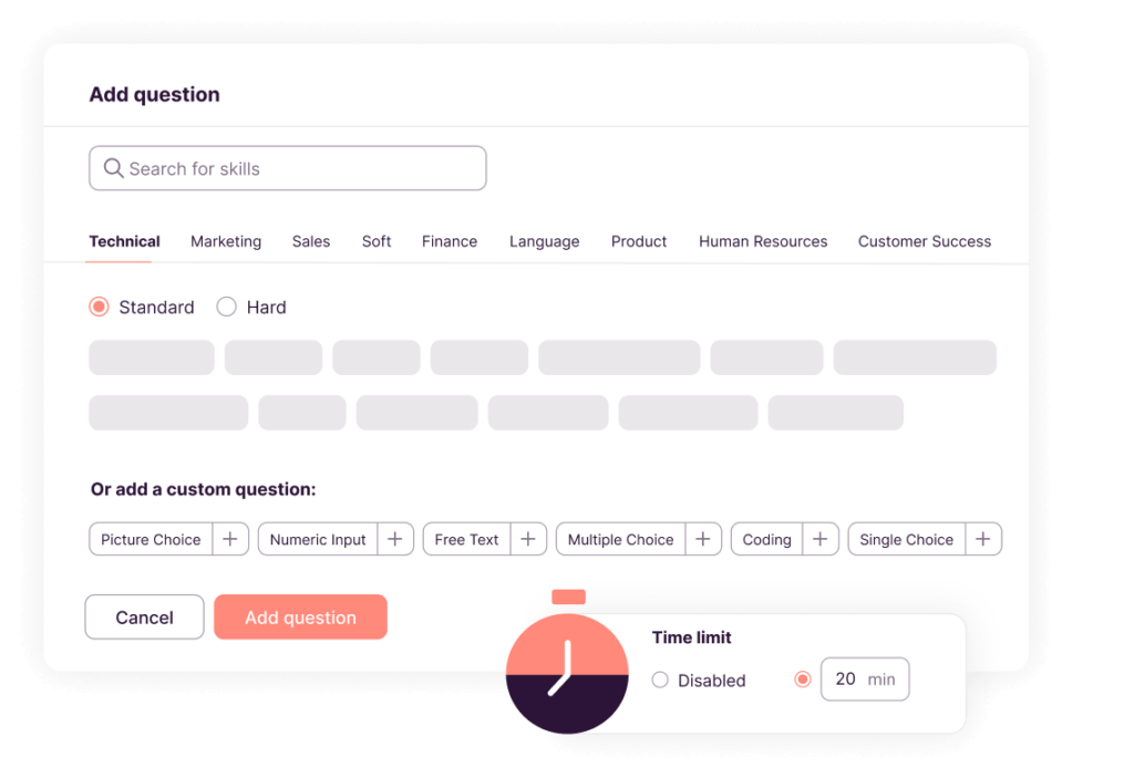 Sample skills assessment test