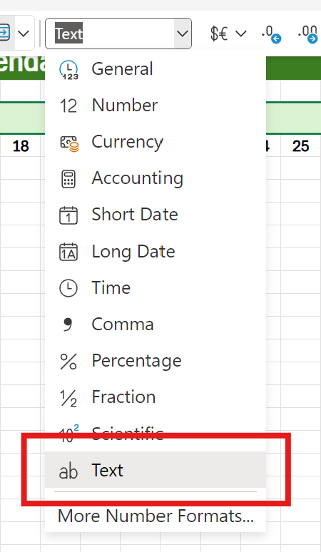 Excel screenshot.