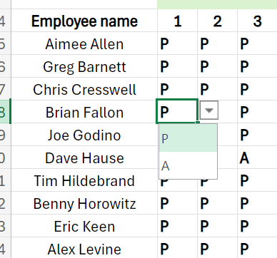 Excel screenshot.