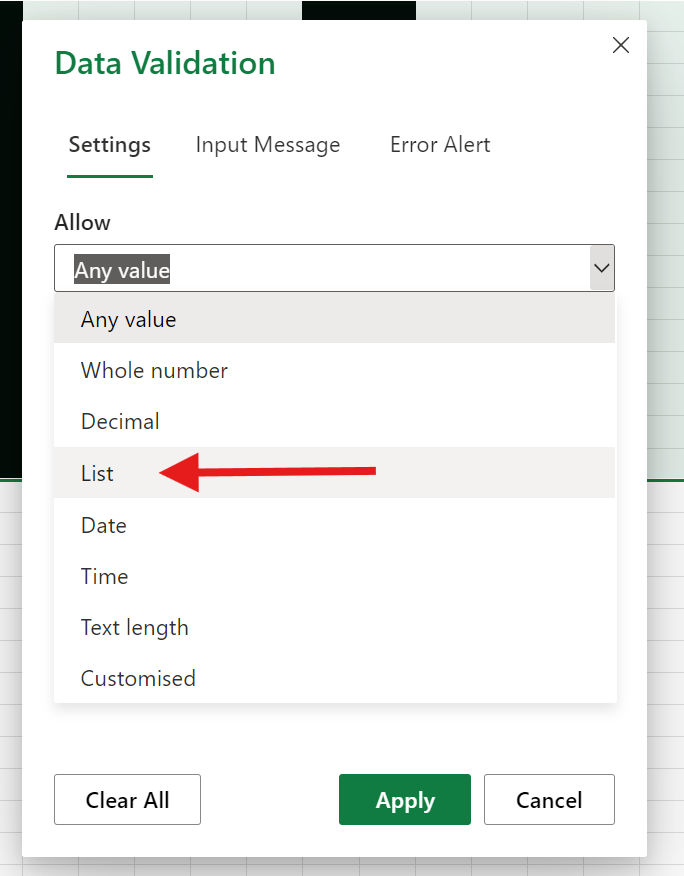 Excel screenshot.