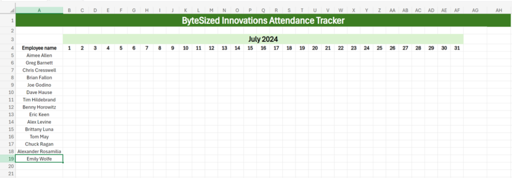 Excel screenshot.
