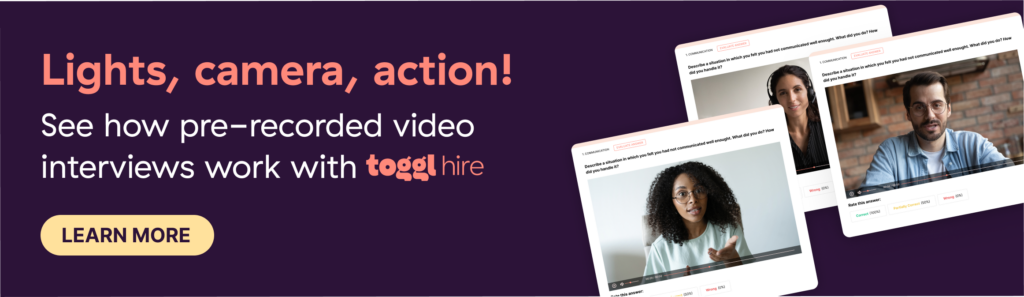 Learn more about pre-recorded video interviews