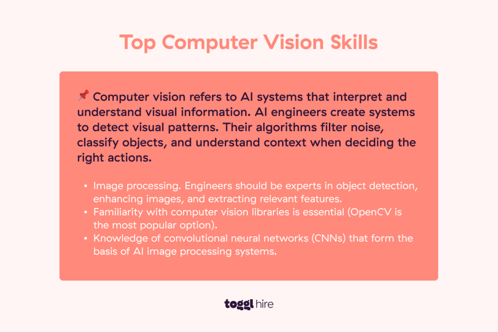 Top Computer Vision Skills