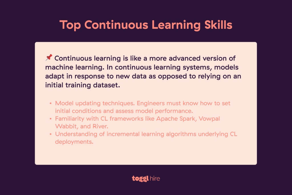Top Continuous Learning AI Skills