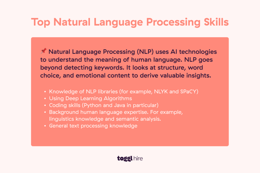 Top Natural Language Processing Skills